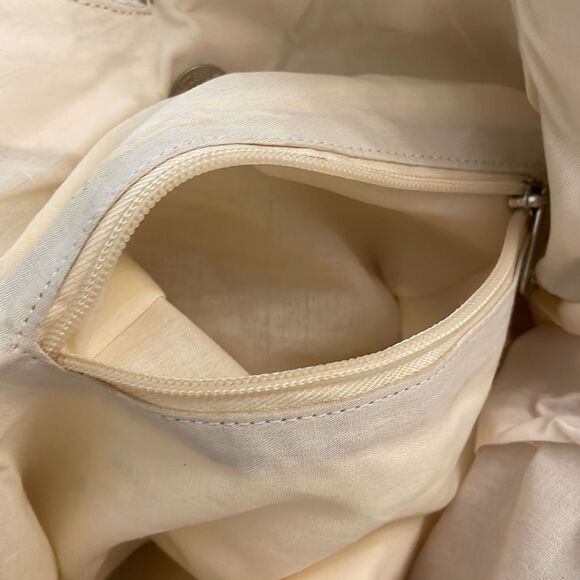 Fantasia Accessories Purple Pink Striped Tassel Shoulder Tote Bag OS - Picture 11 of 12